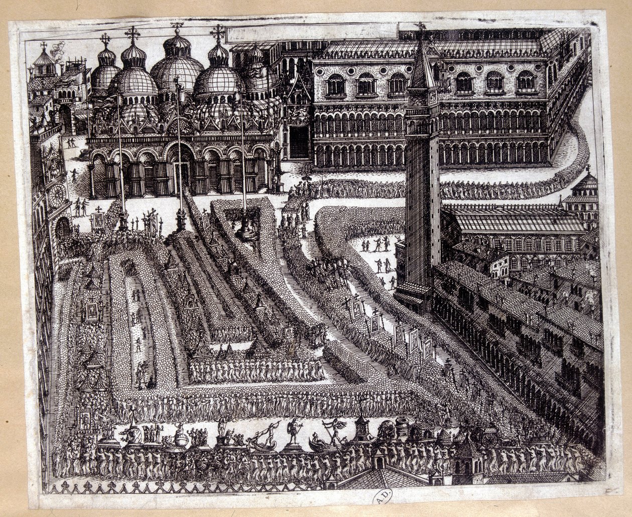 Körmenet Velencében a XVII alkotó: Unknown artist
