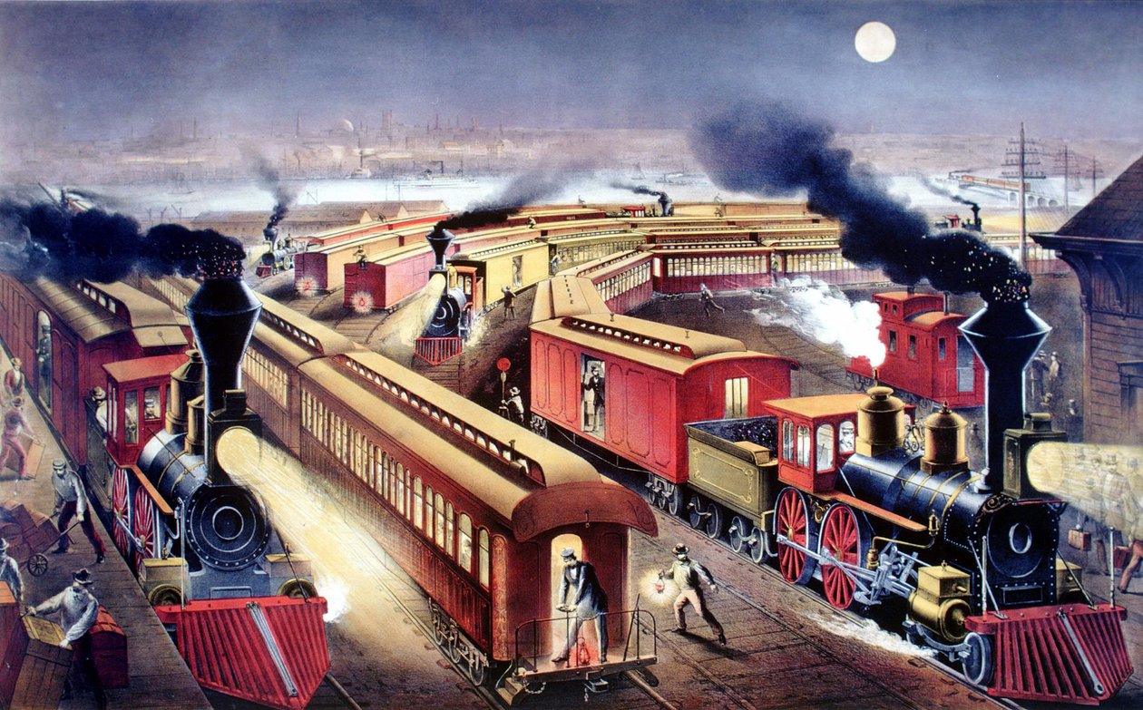 Vasút az Egyesült Államokban alkotó: Unknown artist