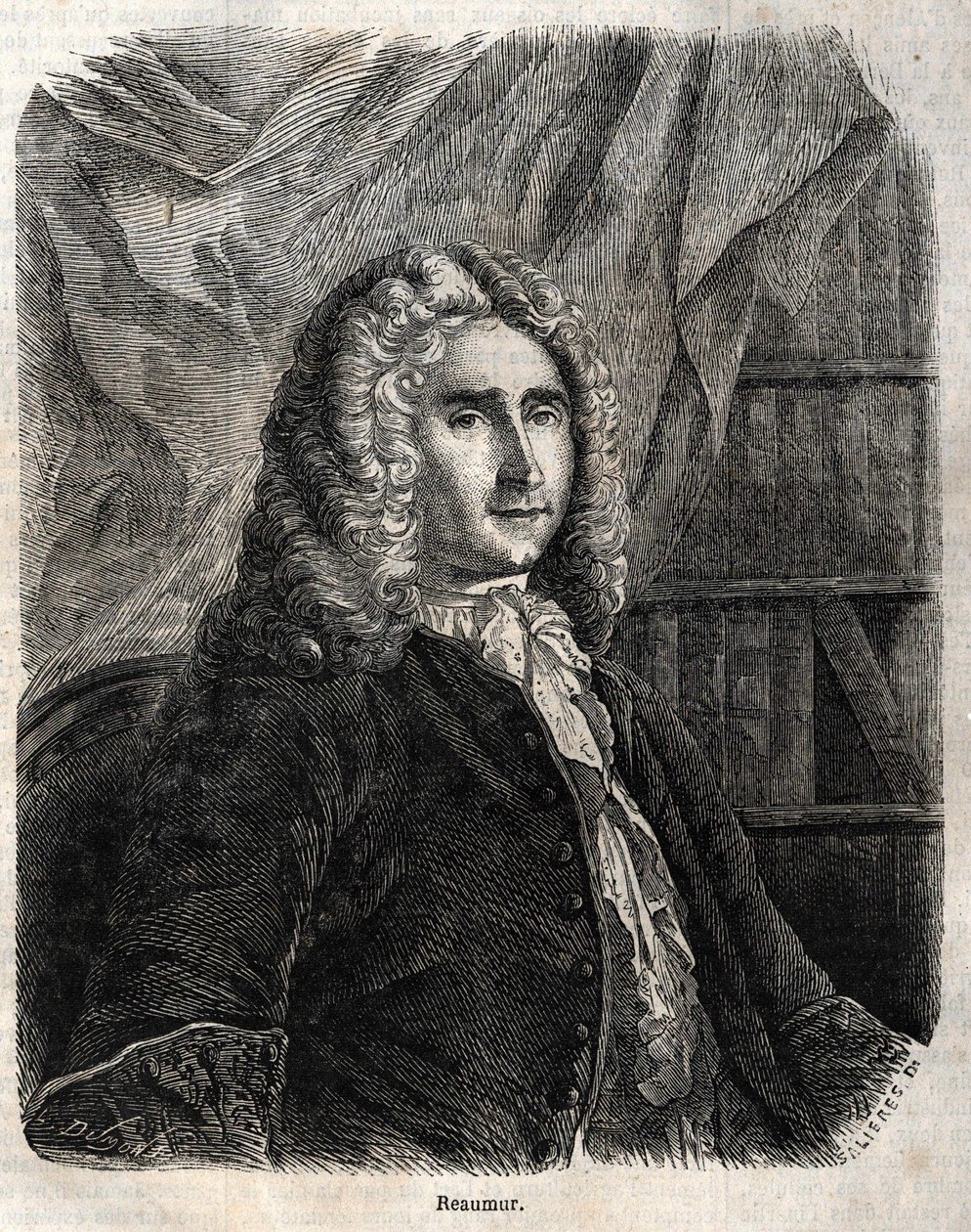 Rene Antoine Ferchault de Réaumur. francia fizikus és természettudós 1683-1757 alkotó: Unknown artist