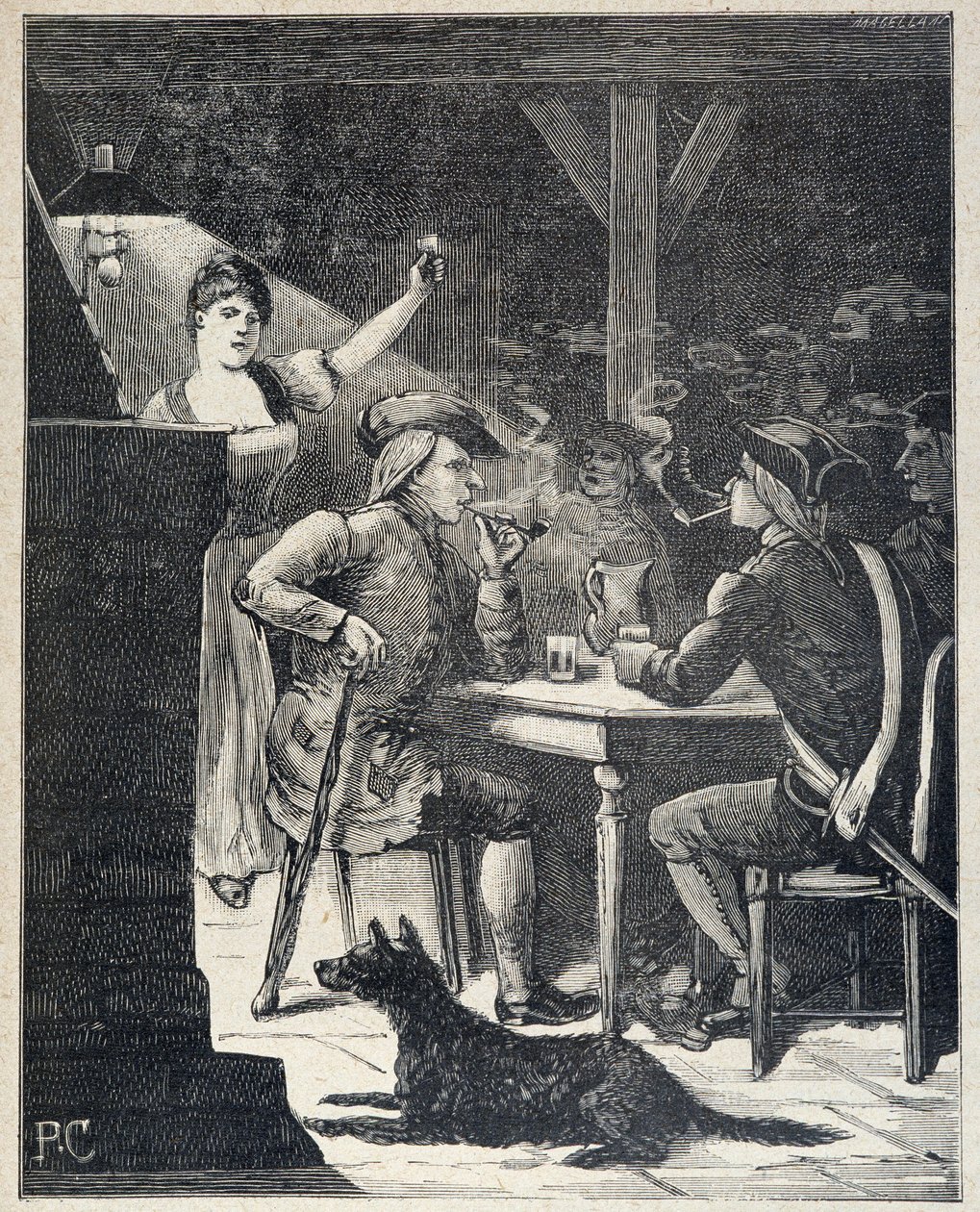 Repere mal fame: A banditák patronkirálya, Jules de Grandpre, a 19. év végi népszerű regénye. alkotó: Unknown artist