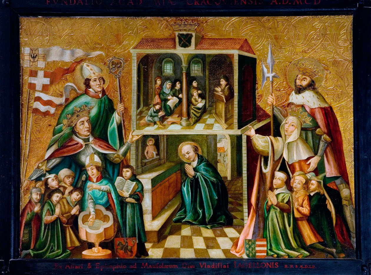 "" II. László Jagellon lengyel király és I. Hedvig lengyel királynő (vagy Edvige d