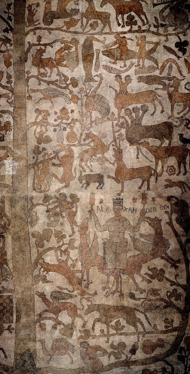 Nagy Sándor (Kr. e. 356-323), Macedoina királya és Perzsia hódítója az indiai faunát India, Vízözön, Deucalion és Pyrrha meghódítása során vette körül. Pantaleone (vagy Pantaleon alkotó: Unknown artist