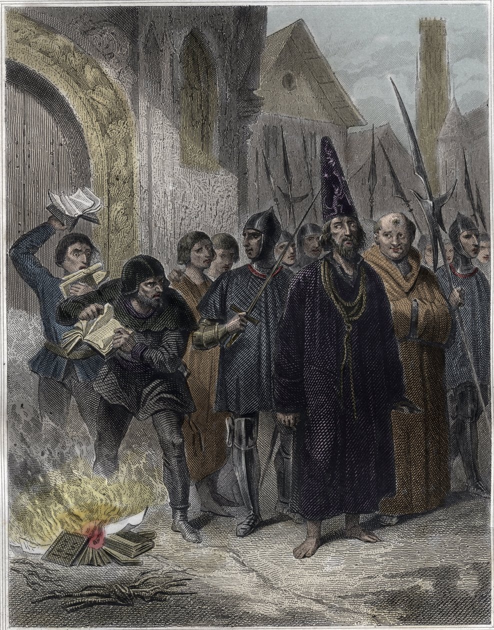 "" Jan Hus (vagy Jean Huss alkotó: Unknown artist