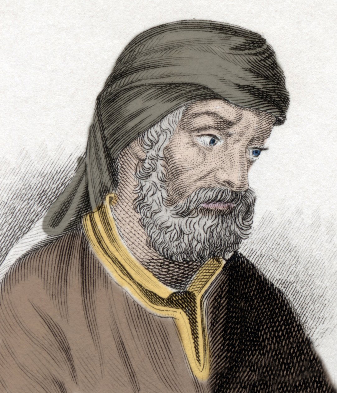 Quintus Septimus Florens Tertullianus (kb. 150/160-kb. 230/240) teológus és egyházatyának nevezett Tertullianus ábrázolása. századi metszet. alkotó: Unknown artist