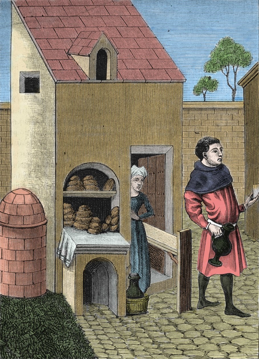 Egy pék ábrázolása a XV. alkotó: Unknown artist