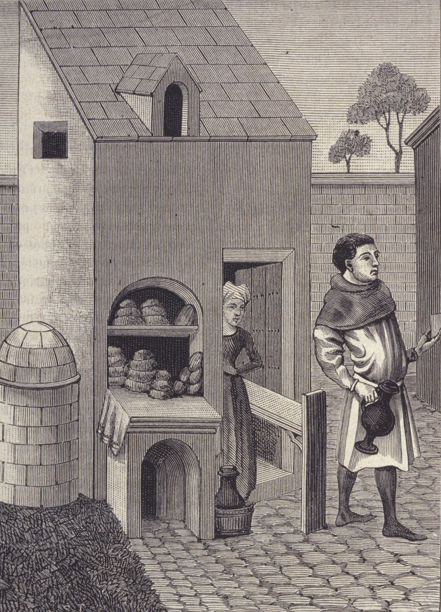 Egy pék ábrázolása a XV. alkotó: Unknown artist