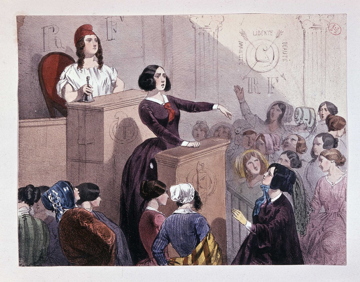 Republikánus Nők Klubja, Revolution 1848 (klub Pauline Roland vezetésével alkotó: Unknown artist