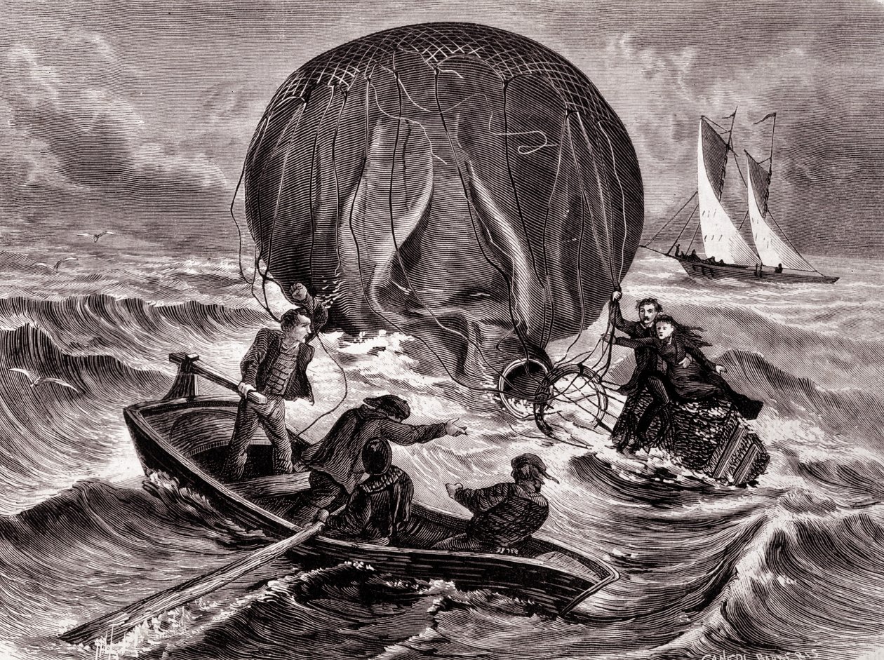A Habs labda megmentése, Durouf úr és Mrs. Szeptember 1-jén hajótörést szenvedett Anglia partjainál alkotó: Unknown artist