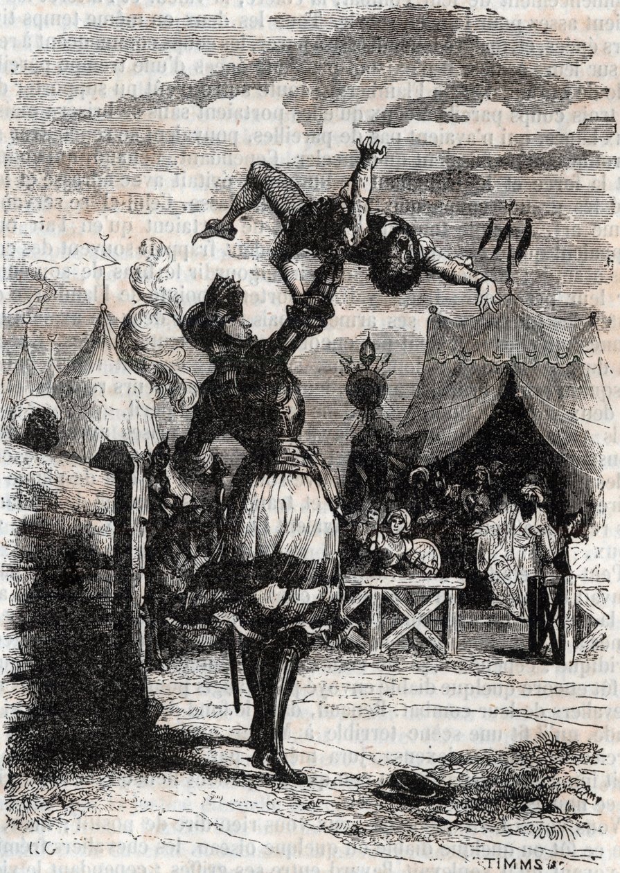 Marphise bosszúja (Marfisa) – Ludovico Ariosto (16. század) „" Furious Roland" (Orlando furioso) (16. század) metszete, Ariosto néven ismert - Tressan gróf olasz nyelvről fordított kiadása, Gustave Harvard kiadása 1851 alkotó: Unknown artist
