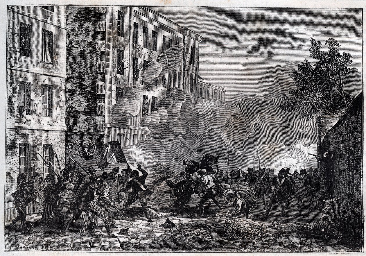 1830-as forradalom – Louis Vaneau politechnikus (Vanneau alkotó: Unknown artist