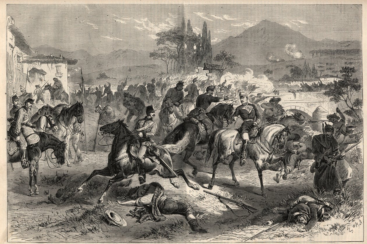 1868. szeptemberi forradalom Spanyolországban (Gloriosa): Alcolea-i csata Cordoba mellett (Cordoba) (szeptember 20. alkotó: Unknown artist
