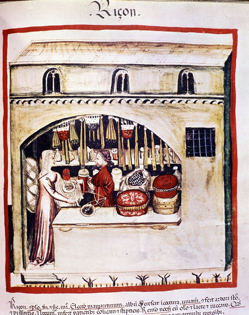 Rizsárus – Tacuinumban alkotó: Unknown artist