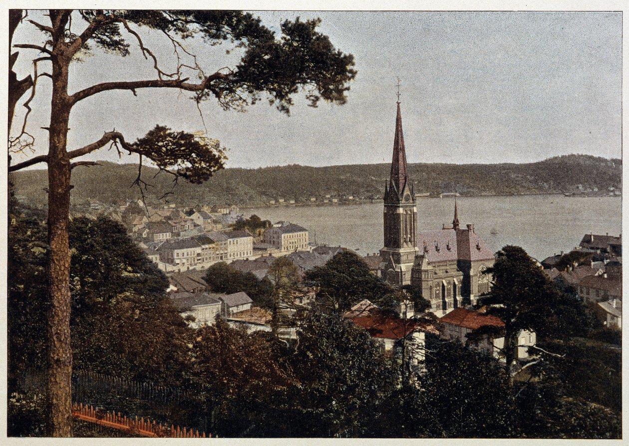 Rio de Janeiro, kilátás a Morne de Gloria-ra, 19. század vége alkotó: Unknown artist