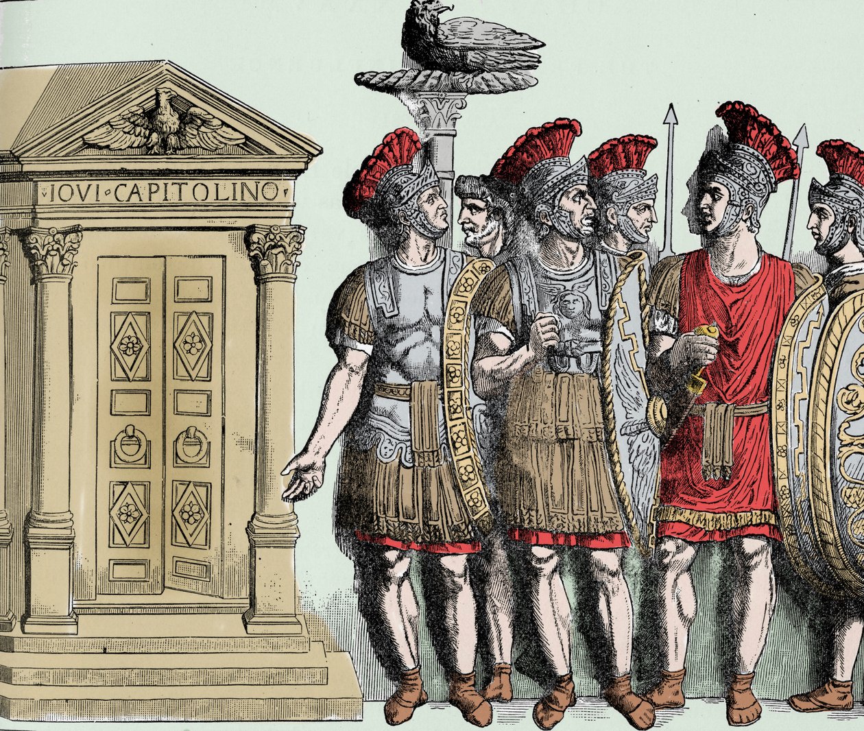 Római Birodalom: Praetoriánusok – Római ókor; a pretoriánus gárda alkotó: Unknown artist