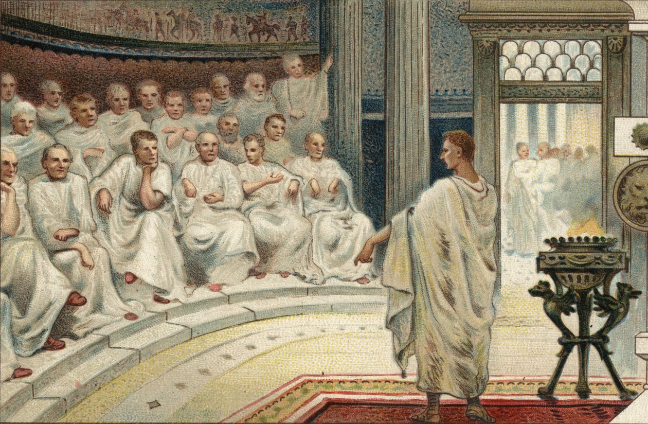 Római politikai rendszer: a Szenátus alkotó: Unknown artist