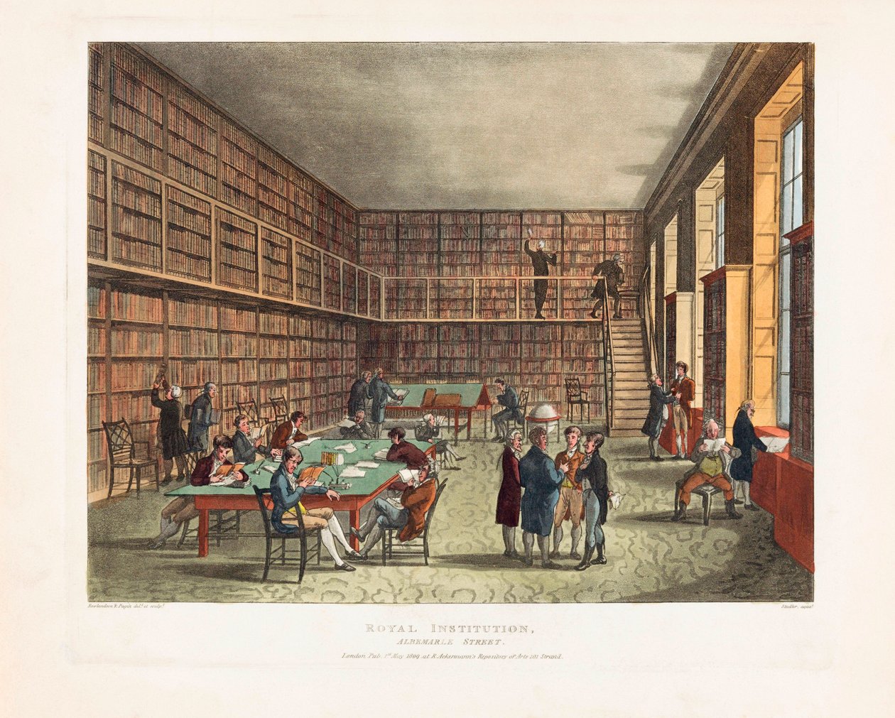 Királyi Intézet könyvtára alkotó: Unknown artist