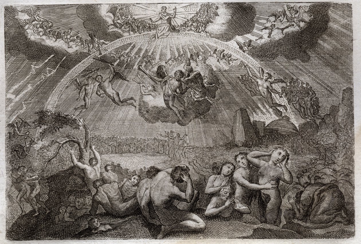 Royaumont Biblia, Újszövetség: Az utolsó ítélet. alkotó: Unknown artist