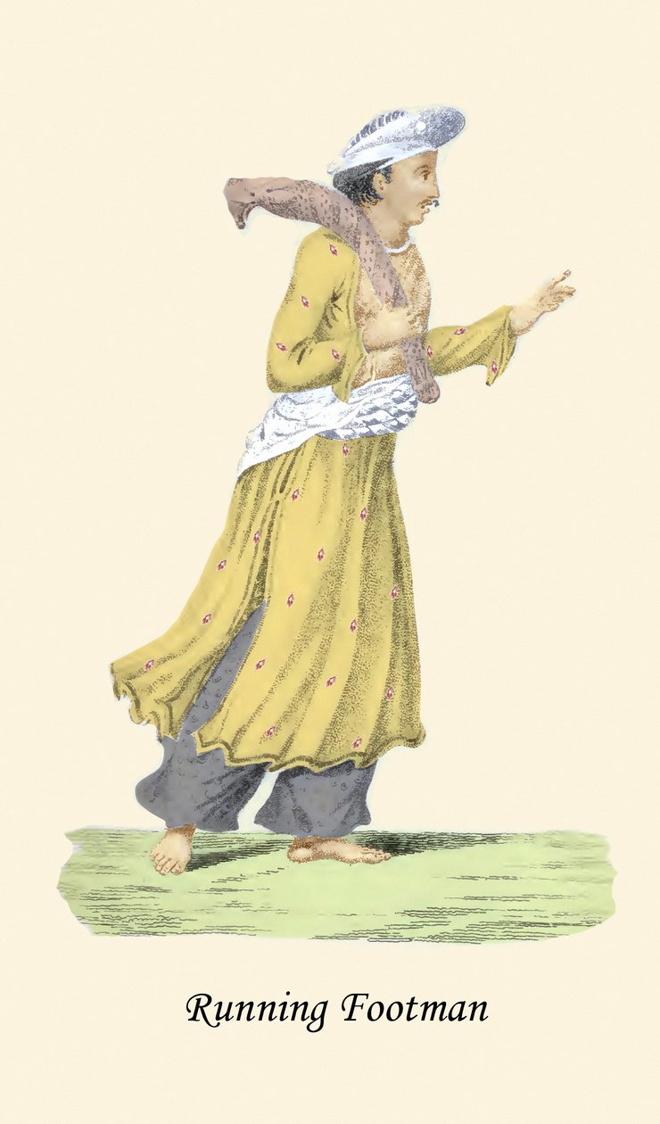 Futó gyalogos alkotó: Unknown Artist