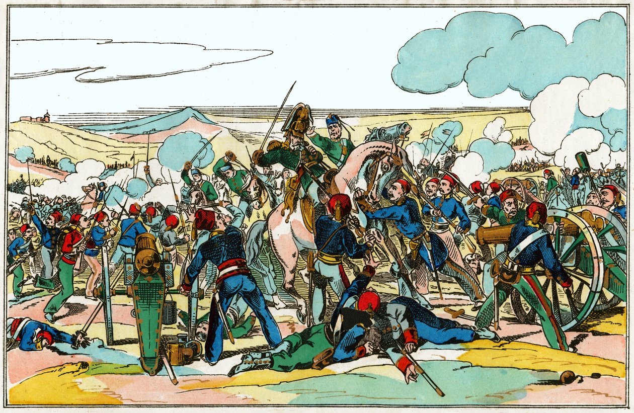 orosz török háború. (Illusztráció, kb. 1880) alkotó: Unknown artist