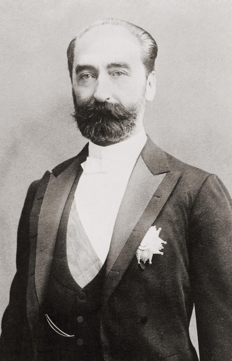 Sadi Carnot (1837-1894), a Francia Köztársaság elnöke 1887-ben. alkotó: Unknown artist
