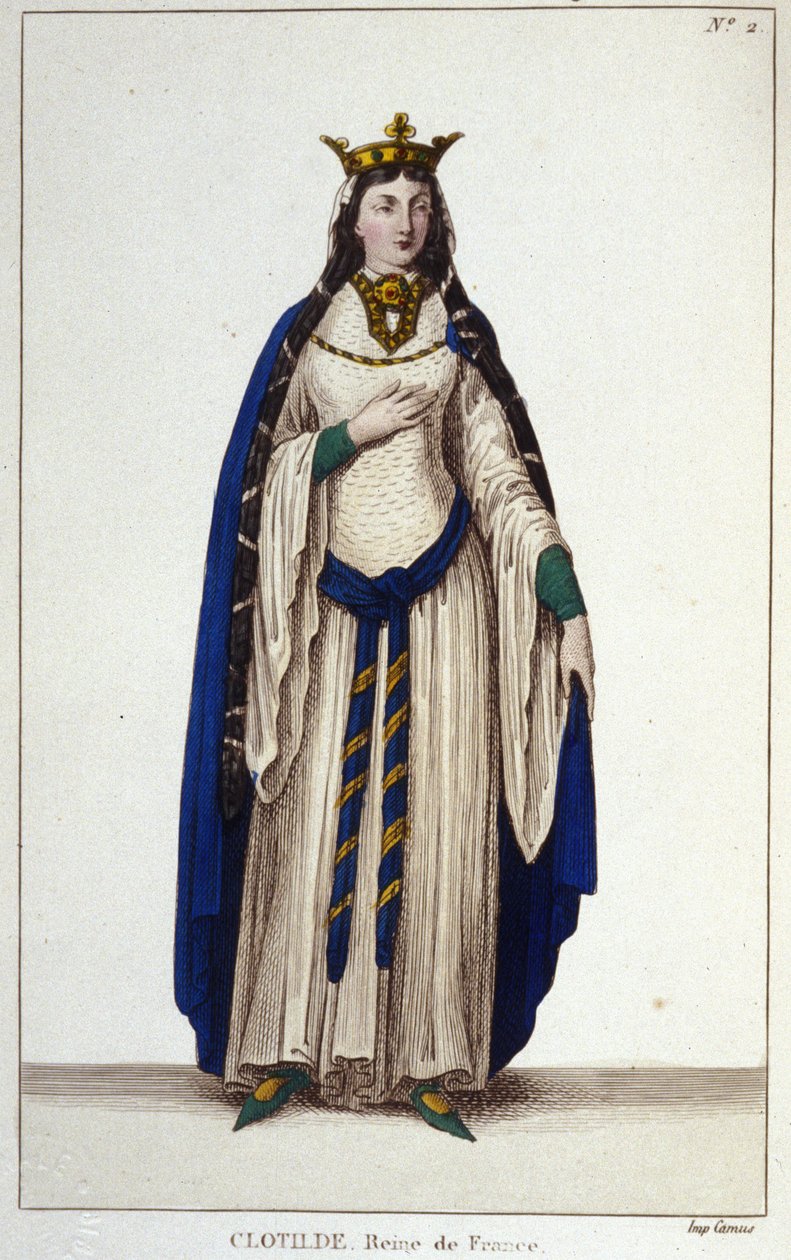 Szent Klotild, a frankok királynője (475-545. v.), 1. Clovis felesége. alkotó: Unknown artist