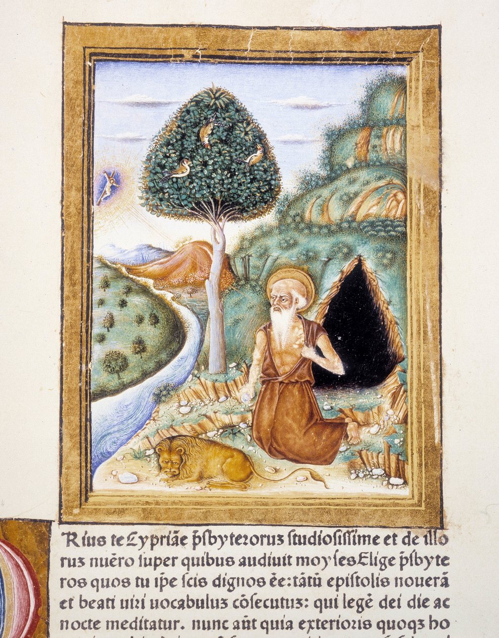 Szent Jeromos - miniatűr alkotó: Unknown artist