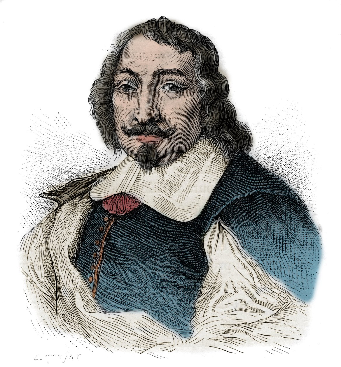 Samuel de Champlain (1567-1635) - Samuel de Champlain (1567-1635) amerikai francia felfedező portréja - alkotó: Unknown artist