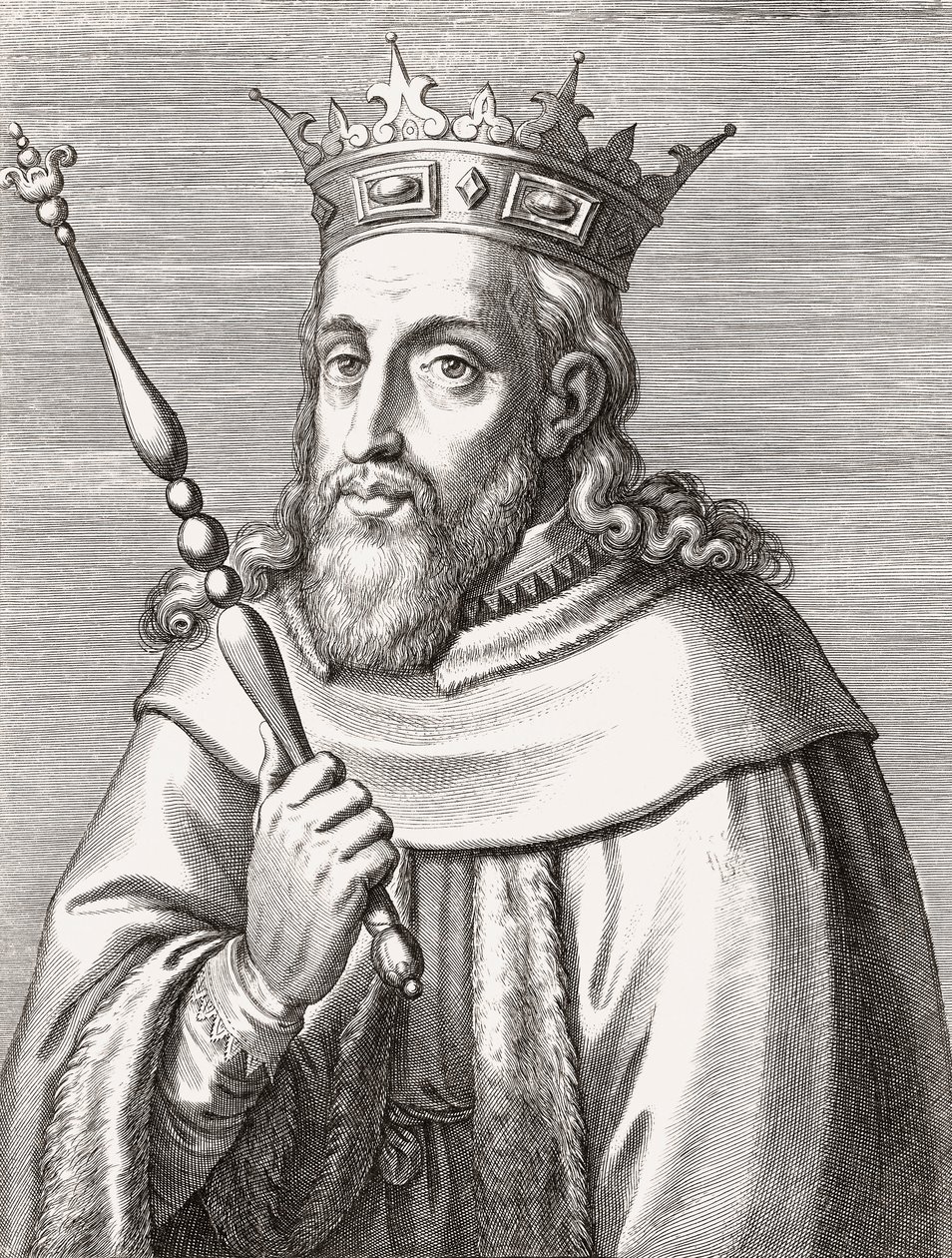 Sancho II, Portugália királya. Portré. alkotó: Unknown artist