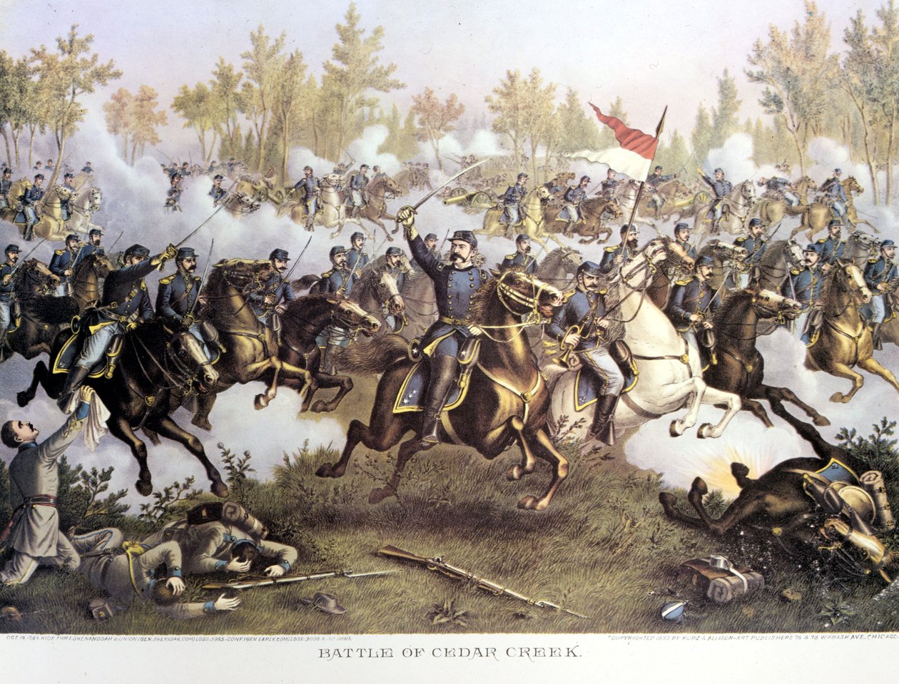 Szecessziós háború (1861-1865) vagy amerikai polgárháború: október 19 alkotó: Unknown artist