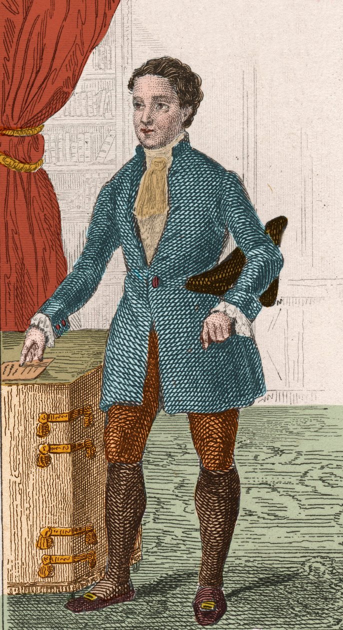 Siecle des Lumieres: Denis Diderot (1713-1784) francia író és filozófus portréja. Metszet 1876-ból. alkotó: Unknown artist