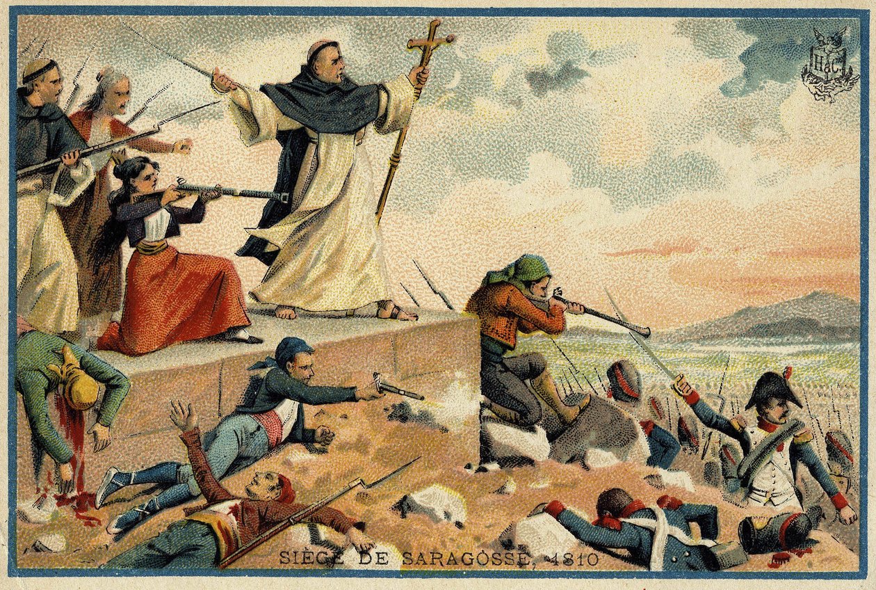 Zaragoza (Zaragoza) ostroma és elfoglalása 1809-ben alkotó: Unknown artist