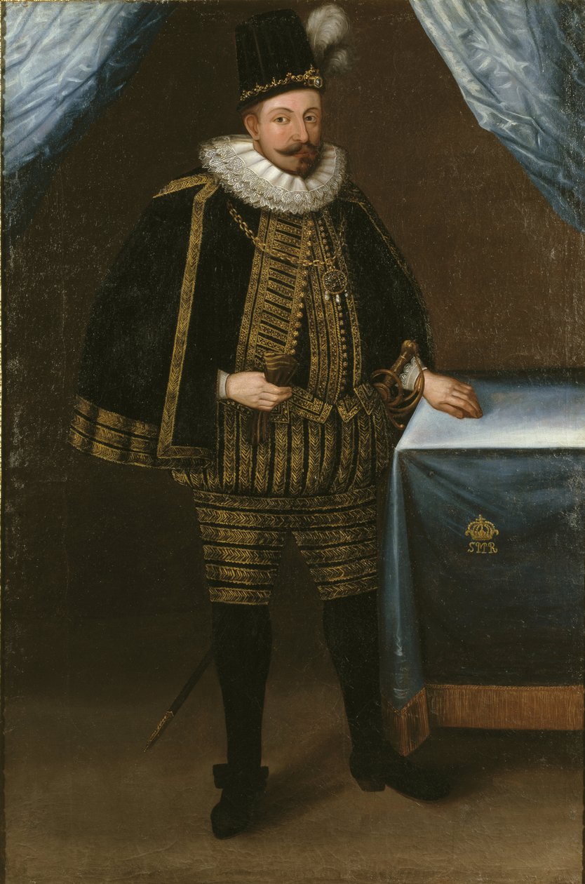 Vasa Zsigmond lengyel király – III. Vasa Zsigmond lengyel király (1566-1632) arcképe, névtelen Olajfestmény alkotó: Unknown artist