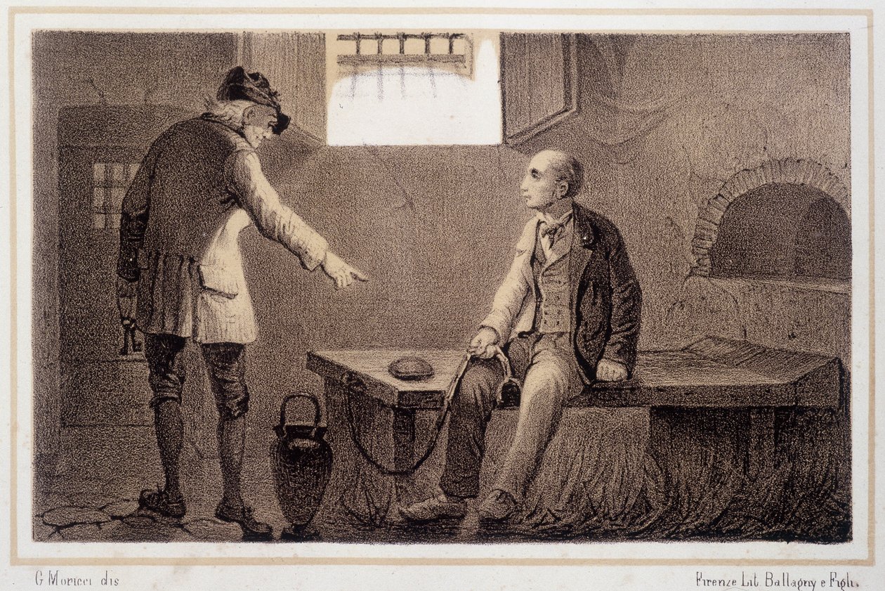 Silvio Pellico (1789 - 1854) Spielberg (Spilberk) erődjébe került át a „Storia d