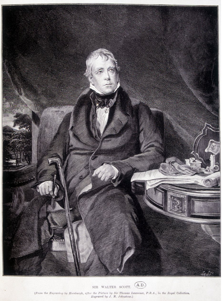 Sir John Walter Scott 1771/1832, angol író és költő. alkotó: Unknown artist