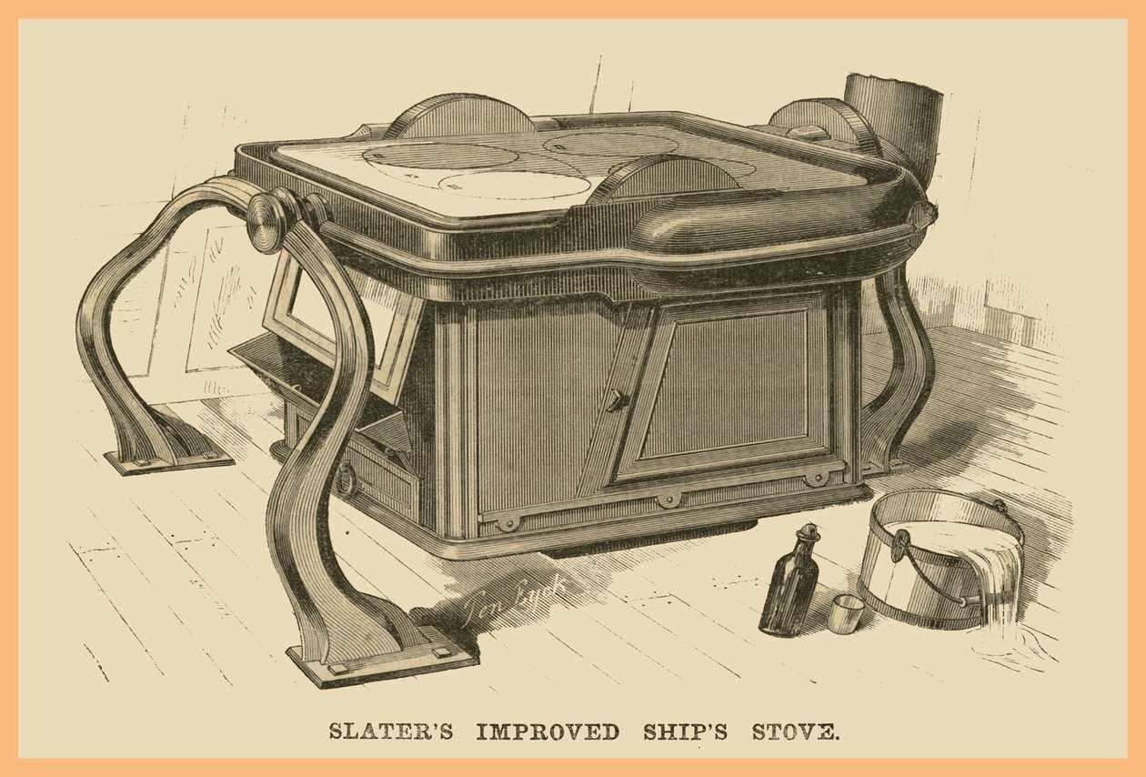 Slaters Improved Ships tűzhely alkotó: Unknown Artist