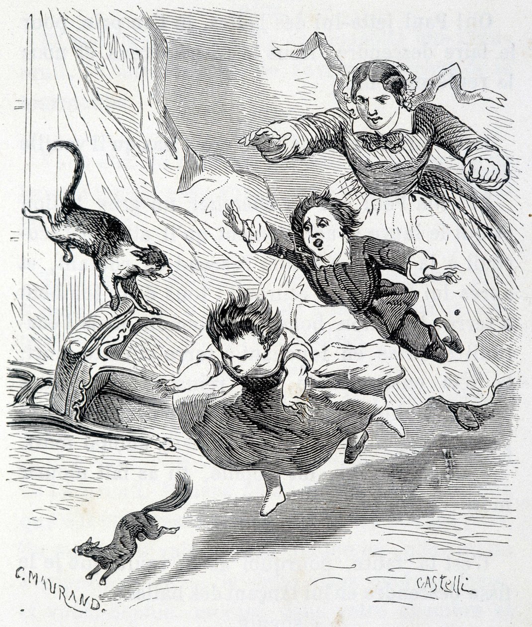 Sophie és a mókus – Hachette Ségur grófnőjének „Szófi szerencsétlenségei” című művében alkotó: Unknown artist