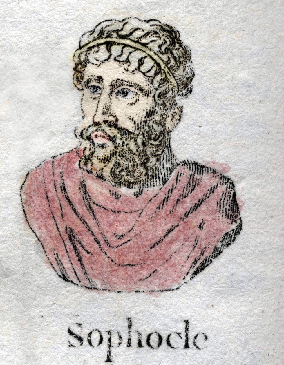 Szophoklész (i. e. 496-406), görög tragikus költő. alkotó: Unknown artist