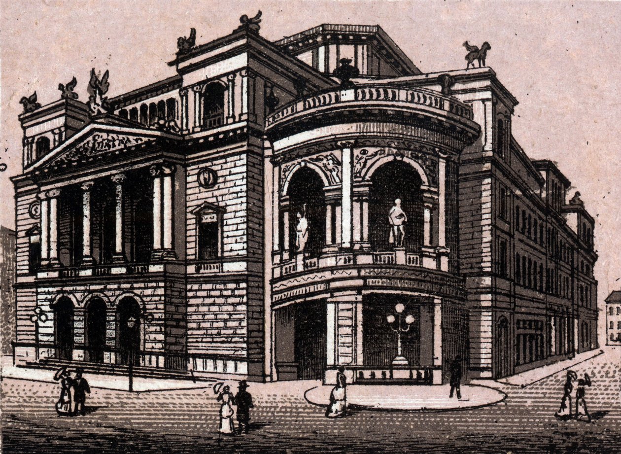 A bécsi Stadttheater Ausztriában (Bécs) „A világ 168 nézetet illusztrál” Datálatlan (XIX. század vége) alkotó: Unknown artist