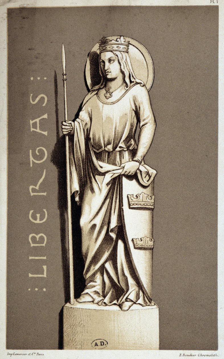 A Chartres-i Szabadságot ábrázoló szobor. alkotó: Unknown artist