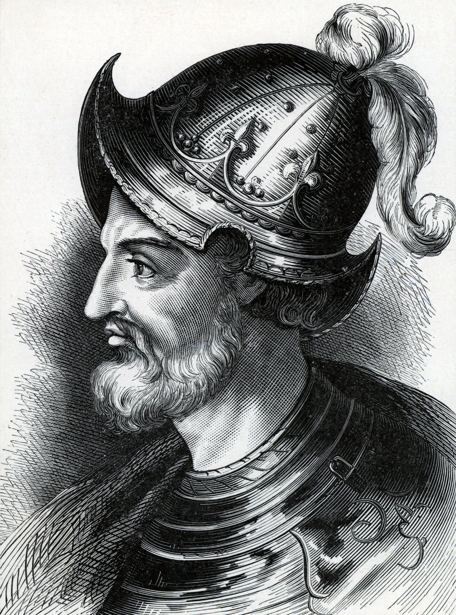 Stephen of Blois (Stephen of England, c1097-1154), c1900 (metszet) alkotó: Unknown artist