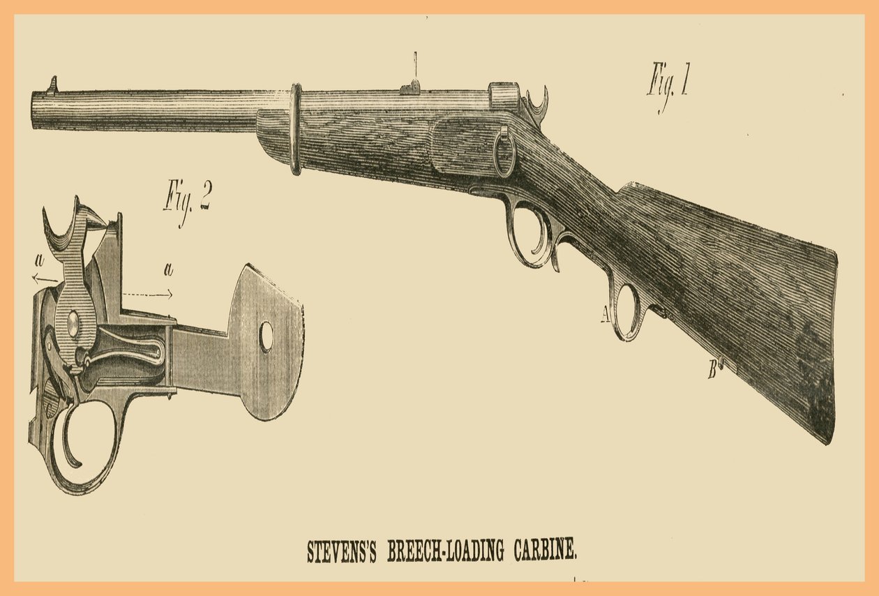 Stevens hátultöltős karabély alkotó: Unknown Artist