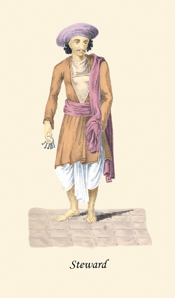 Steward a kulcsokkal alkotó: Unknown Artist