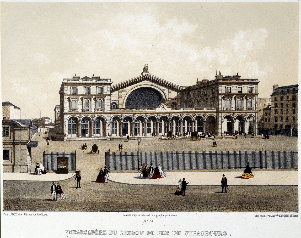 Strasbourg pályaudvara (ma Gare de l