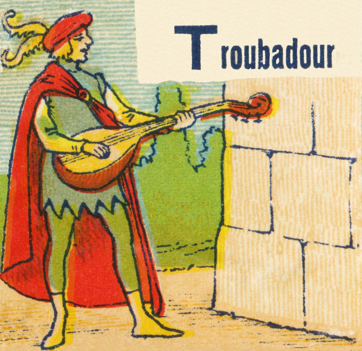 T mint trubadúr alkotó: Unknown artist