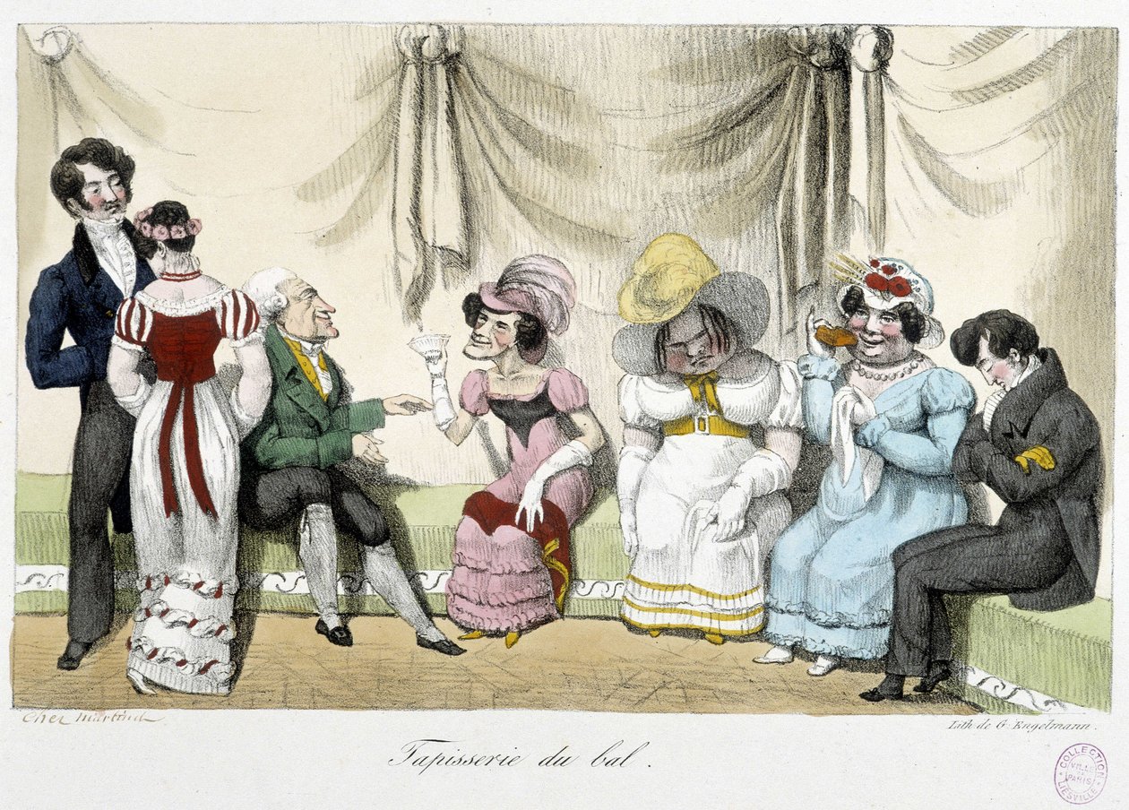 Tapestry du bal - n.d., 19. század eleje, Carnavalet alkotó: Unknown artist