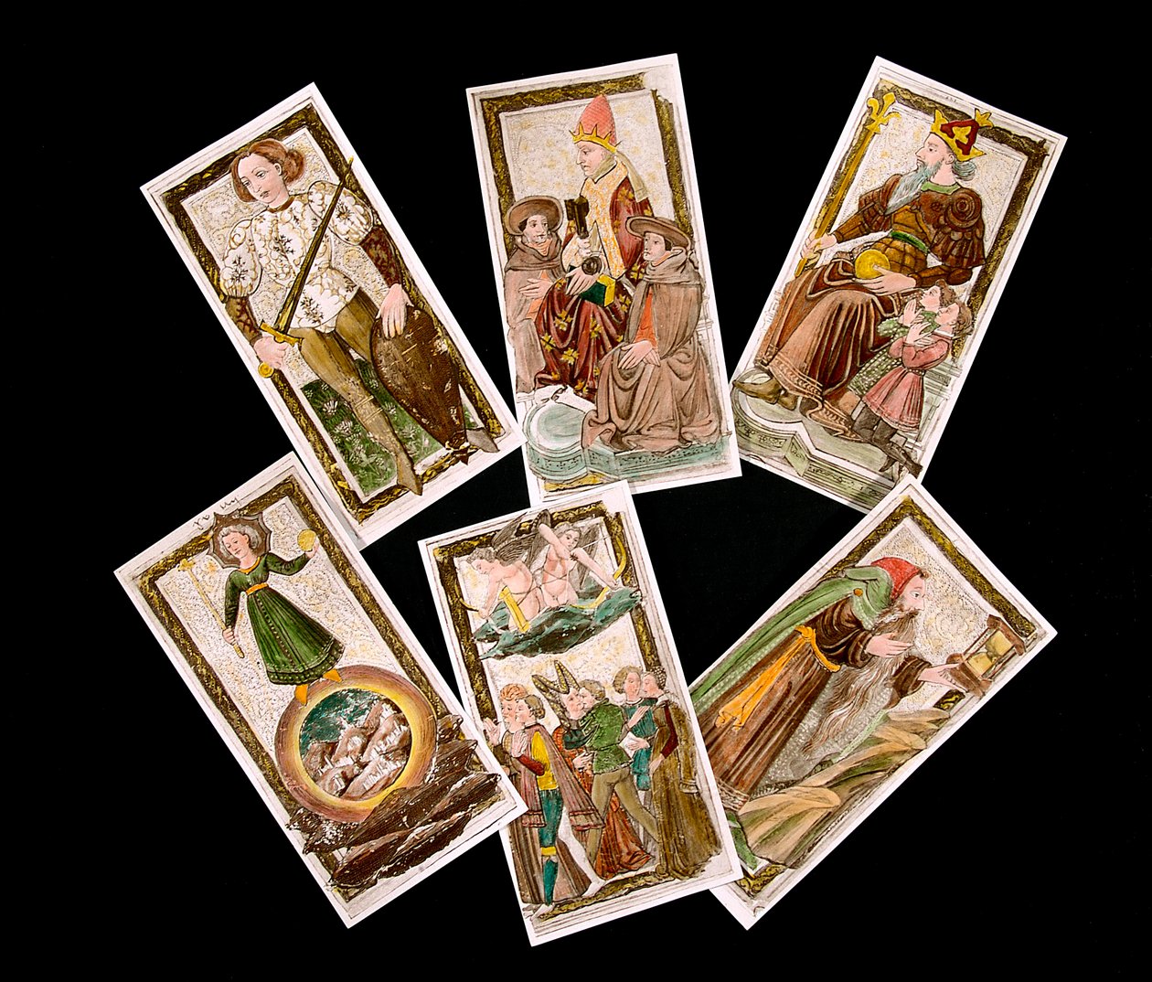 Tarot kártyák a 15. századból. alkotó: Unknown artist