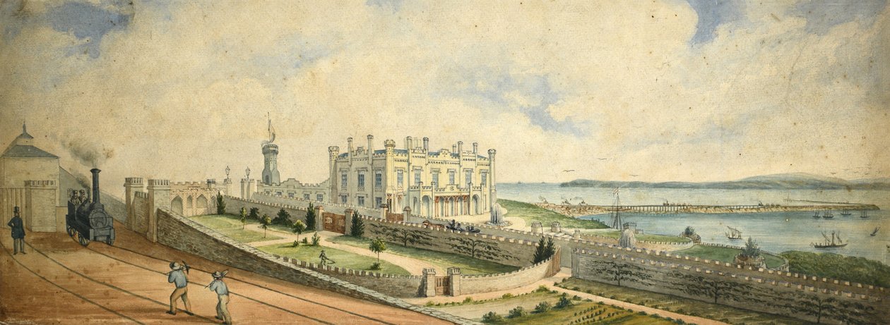 A Severn és Wye végállomása Lydney-ben alkotó: Unknown artist