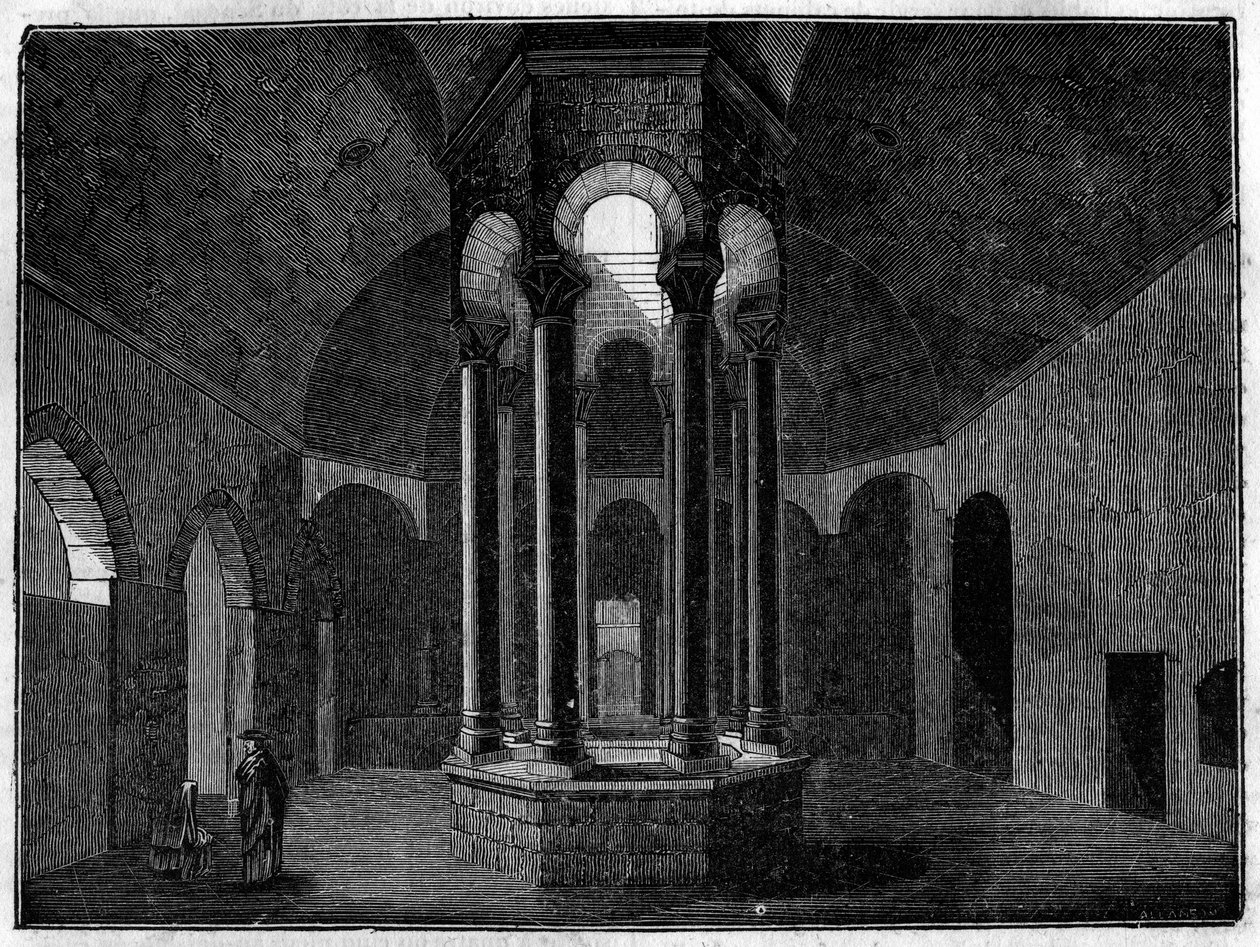 Girona arab fürdője (Girona) Spanyolországban. alkotó: Unknown artist