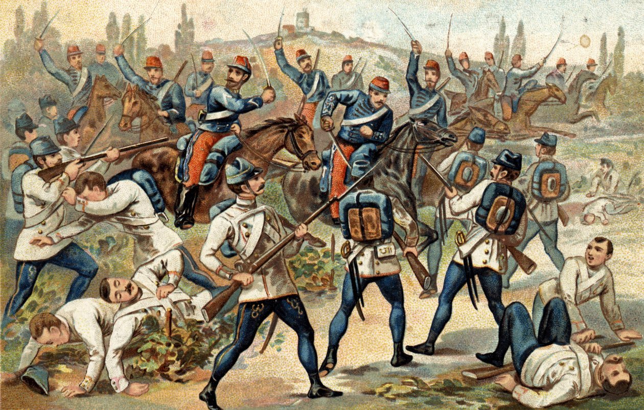 A solferinói csata (június 24 alkotó: Unknown artist