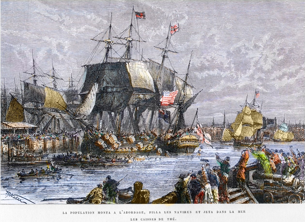 Boston Tea Party, december 16 alkotó: Unknown artist